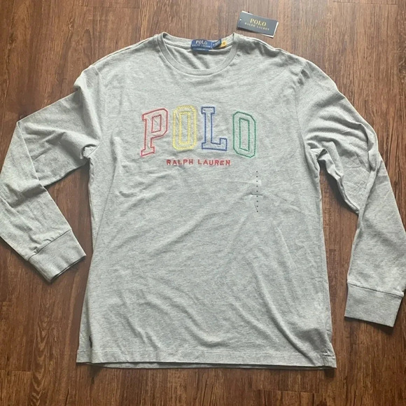 Polo Ralph Lauren Long Sleeve T-Shirt Embroidered Men’s Size Medium NWT - Picture 10 of 10